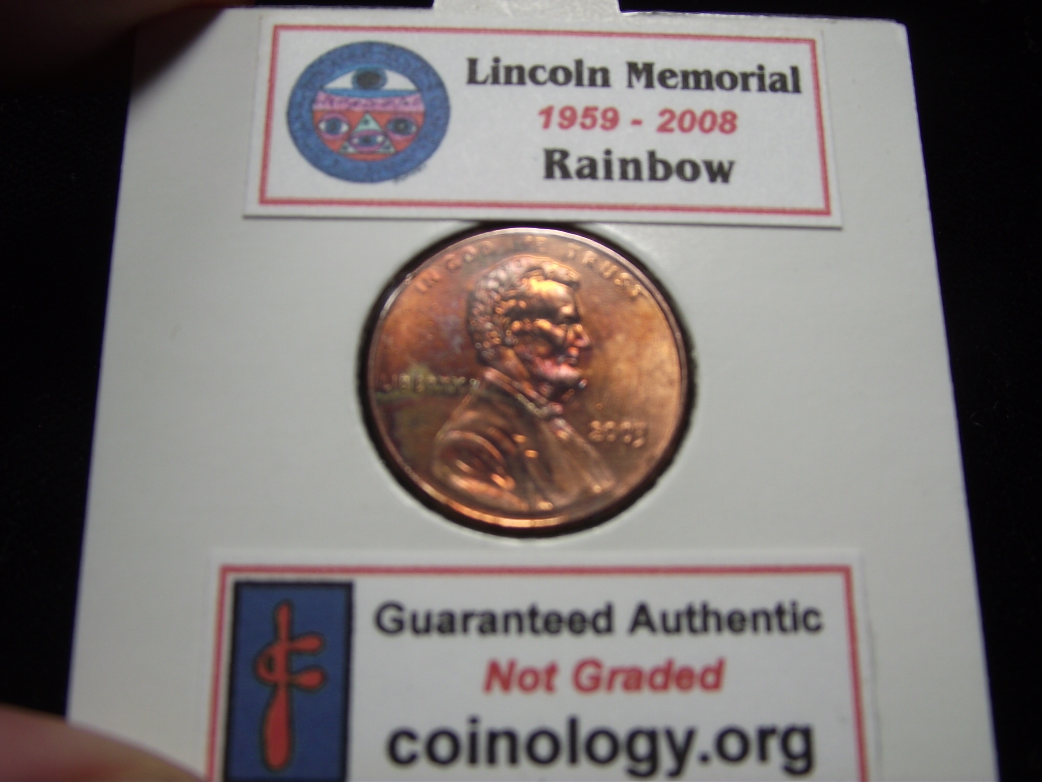 Beautiful Rainbow Toned Penny | Guitar, Coinology, Miniatures 